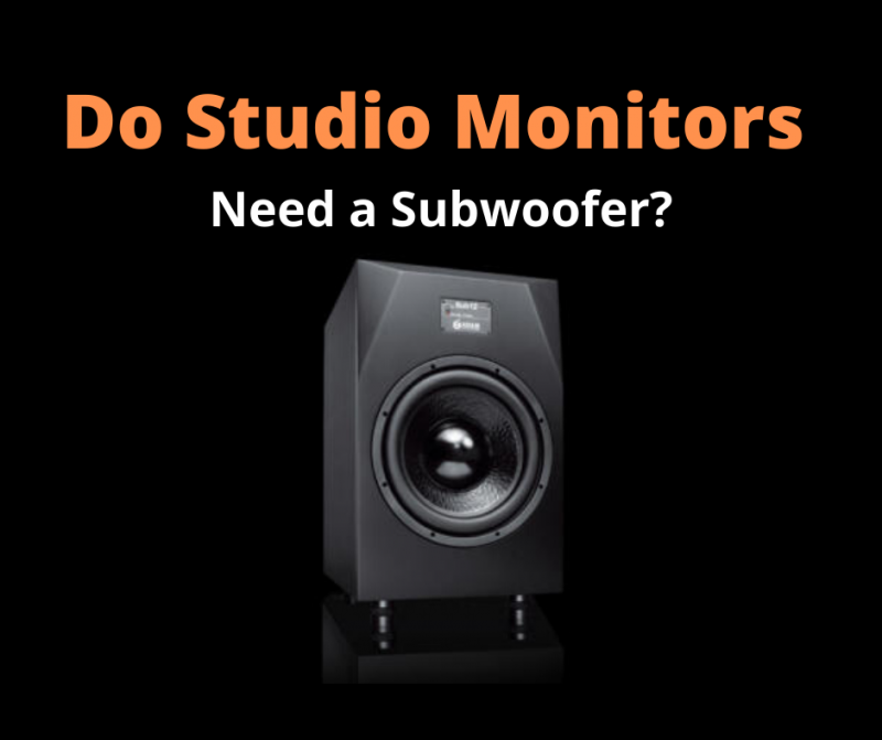 Do I need a subwoofer for music production?