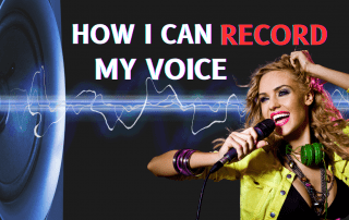What do you need to record your voice at home?